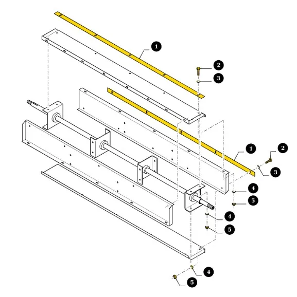 447252 - Пластина битера ТС5