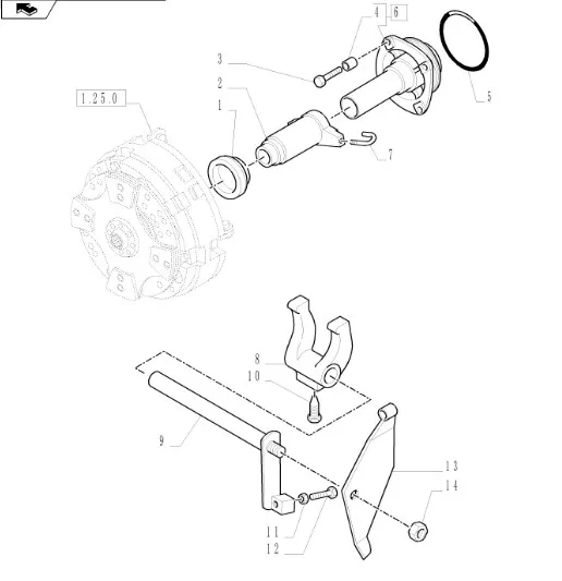 5174545 - Трубка с фланцем